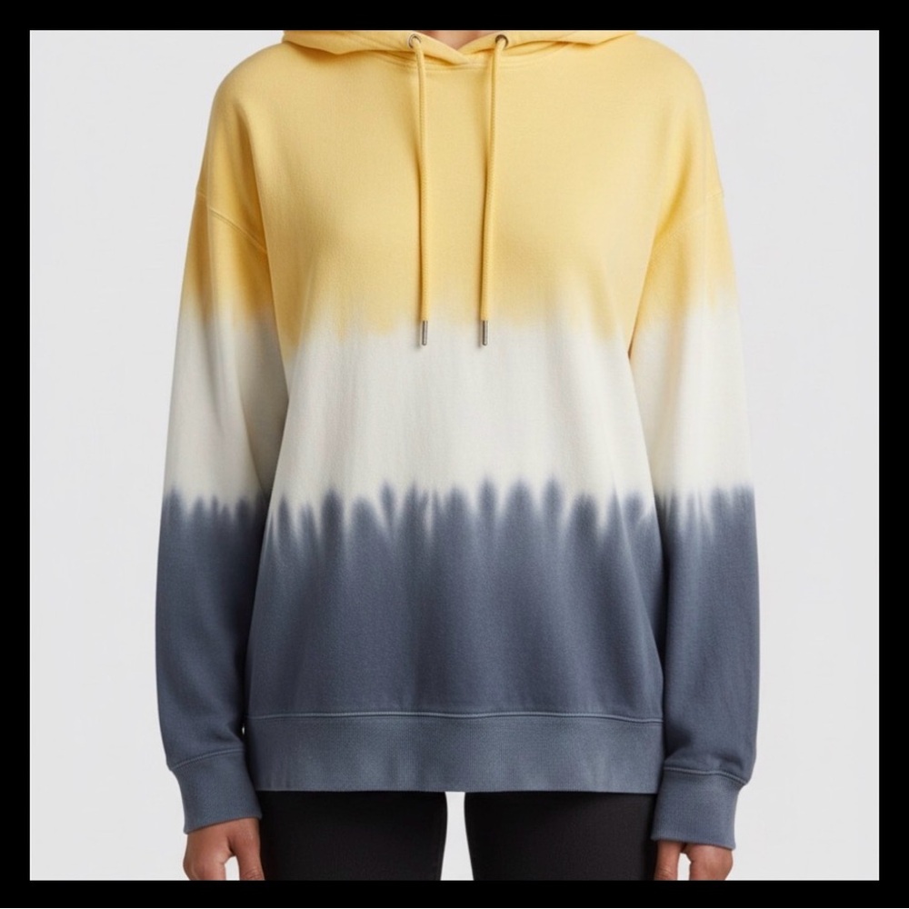 Old Navy Yellow and Blue Ombre Hoodie